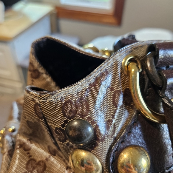 Gucci XL Crystal Fringe Babouska Hobk - Picture 16 of 16